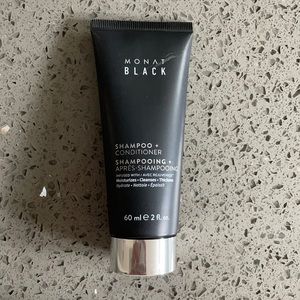 MONAT travel size black shampoo/conditioner